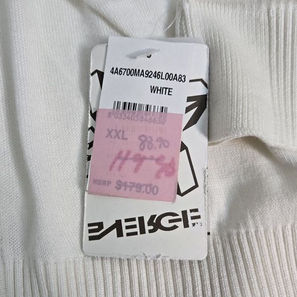 ENERGIE Men's Cream Cotton Zip-Up Sweater, Size XXL* (L/XL) ~ NWT - Picture 11 of 13